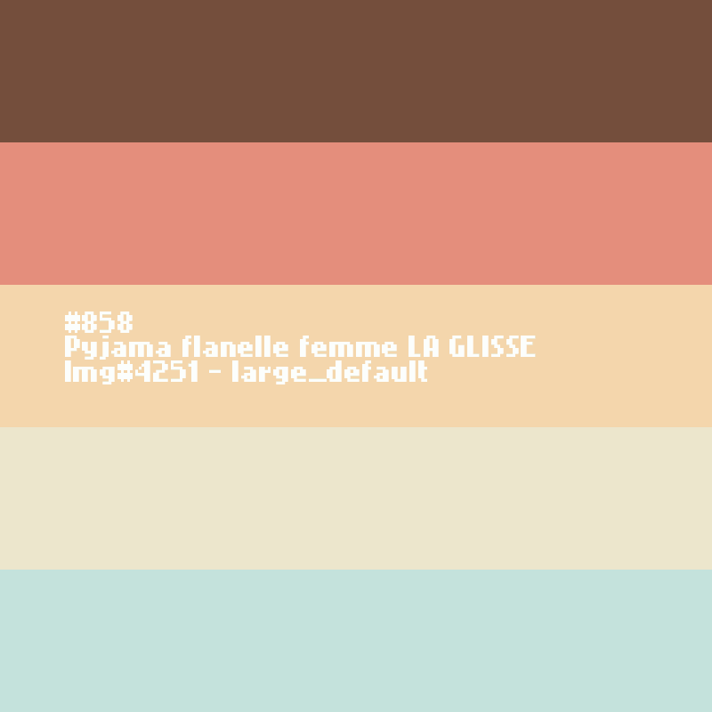 Pyjama flanelle femme LA GLISSE