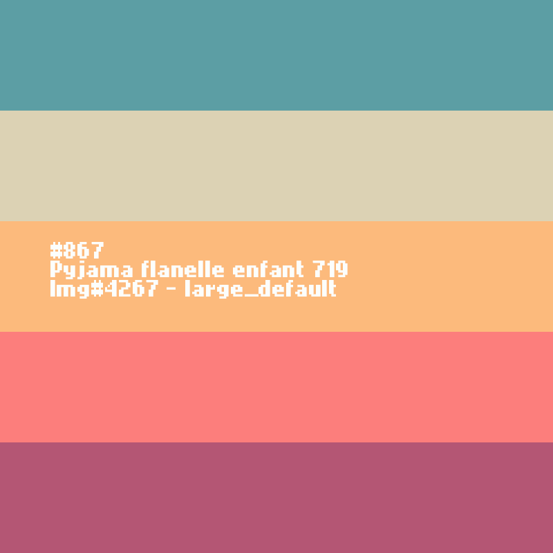 Flanellen kinderpyjama 719