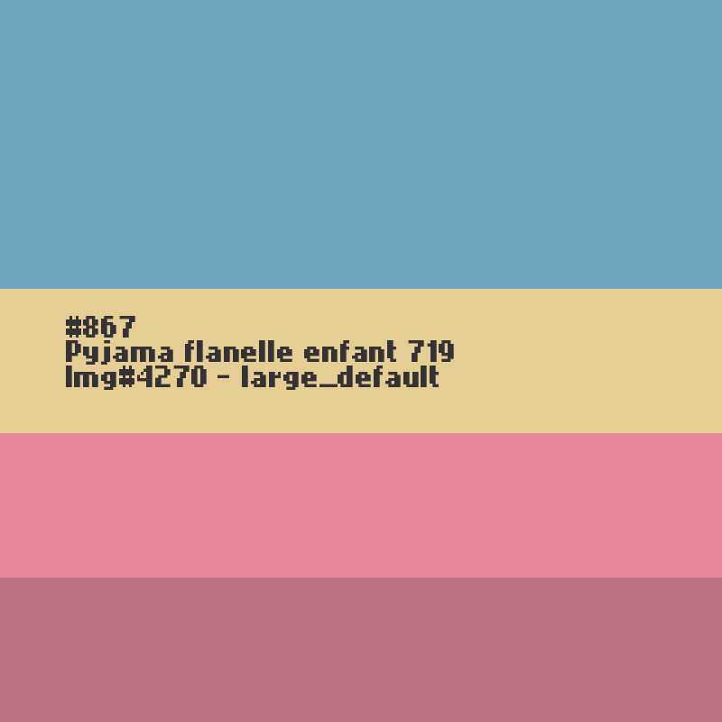 Flanellen kinderpyjama 719