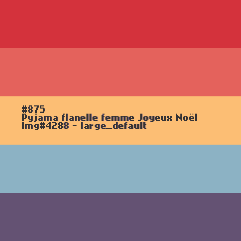 Pyjama flanelle femme Joyeux Noël