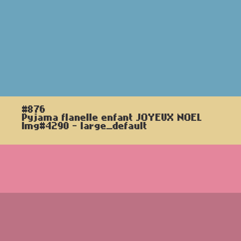 Flanellen kinderpyjama Joyeux Noël