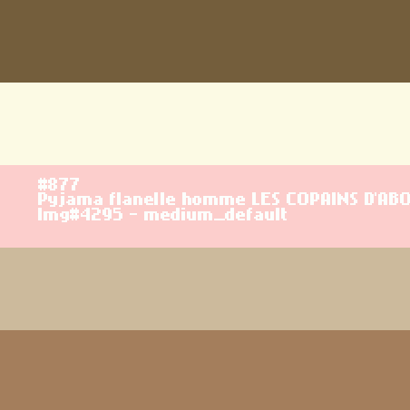 Flanellen herenpyjama Les Copains d'abord