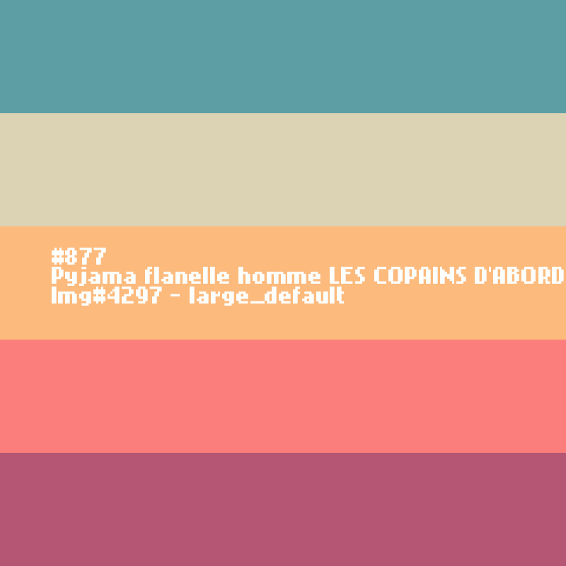 Flanellen herenpyjama Les Copains d'abord