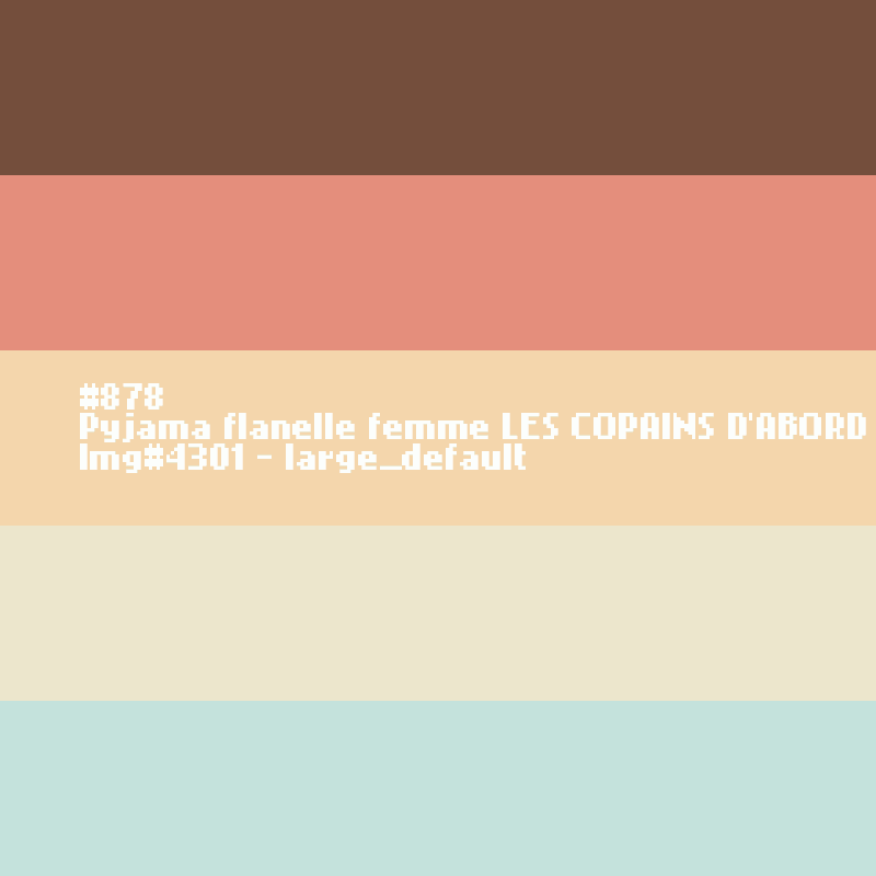 Flanellen dames pyjama Les Copains d'abord