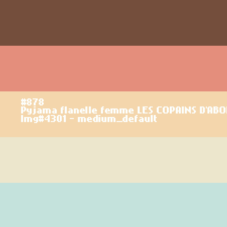 Flanellen dames pyjama Les Copains d'abord