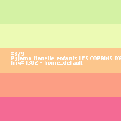 Pyjama flanelle enfants Les copains d'abord