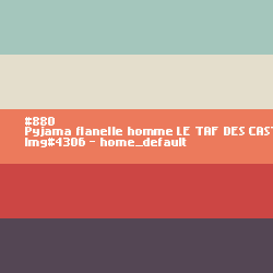Flanellen herenpyjama Les bucherons - beren