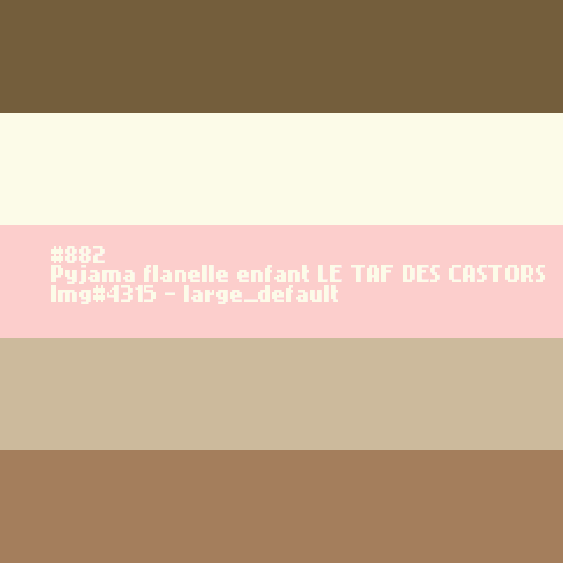 Pyjama flanelle enfant Le taf des castors