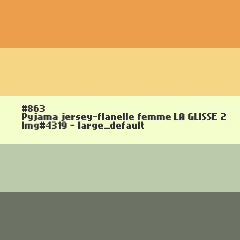 Pyjama jersey-flanelle femme LA GLISSE 2