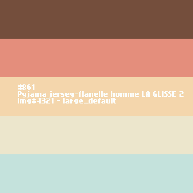 Pyjama jersey-flanelle homme LA GLISSE 2