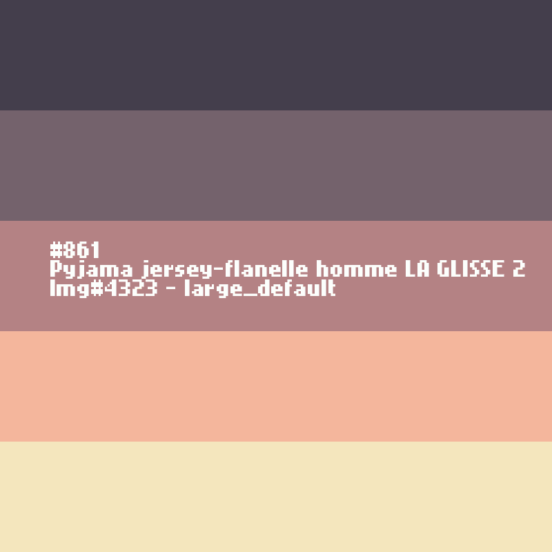 Pyjama jersey-flanelle homme LA GLISSE 2