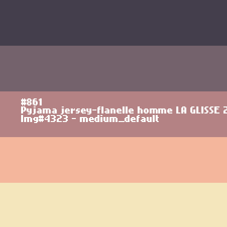 Pyjama jersey-flanelle homme LA GLISSE 2