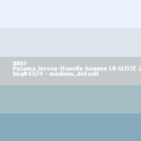 Herenpyjama jersey/flanel LA GLISSE 2