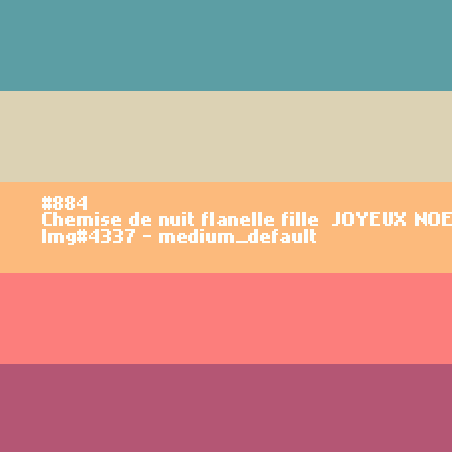 Chemise de nuit flanelle fille  Joyeux Noël