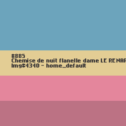 Chemise de nuit flanelle dame Le Renard déneige