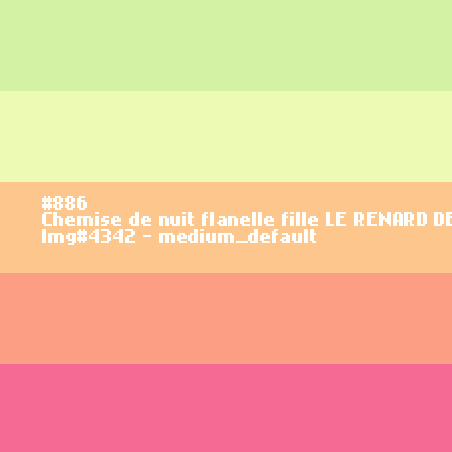 Chemise de nuit flanelle fille Le Renard déneige