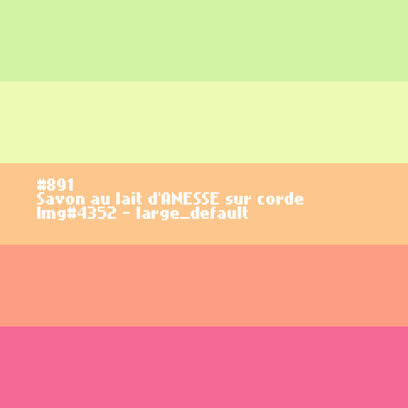 Savon au lait d'ANESSE sur corde