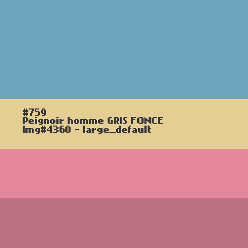 Peignoir homme Vison