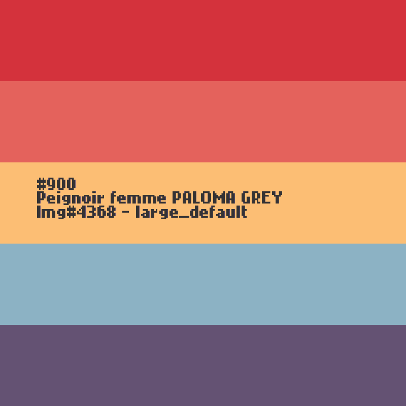 Peignoir femme Paloma Grey