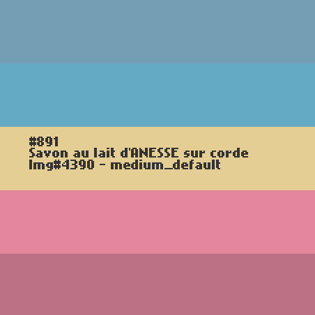 Savon au lait d'ANESSE sur corde