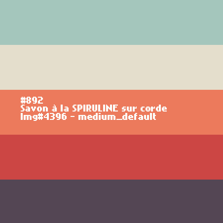 Savon à la SPIRULINE sur corde