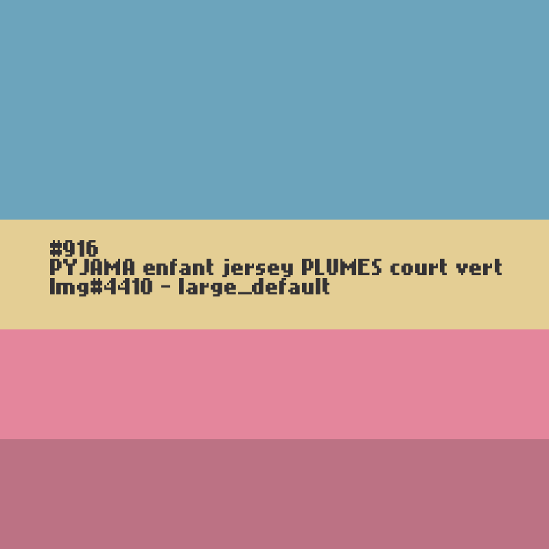 Zomerpyjamashort voor kinderen PLUMES