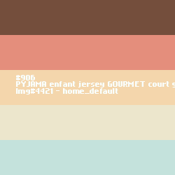 PYJAMA enfant jersey GOURMET court