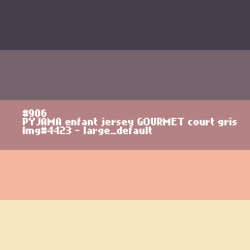 PYJAMA enfant jersey GOURMET court