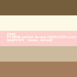 PYJAMA enfant jersey CAMELEON court