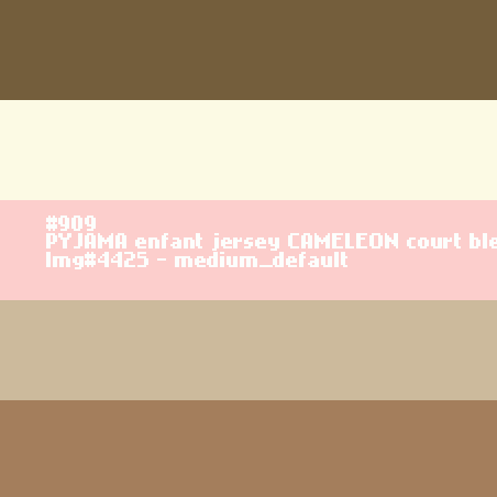 PYJAMA enfant jersey CAMELEON court