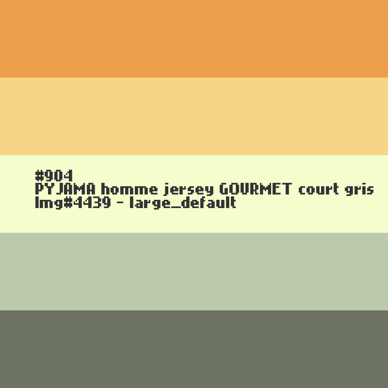 PYJAMA homme jersey GOURMET court