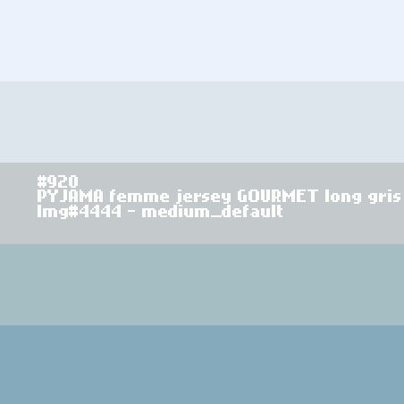 PYJAMA femme jersey GOURMET long