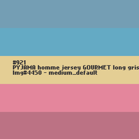 PYJAMA homme jersey GOURMET long