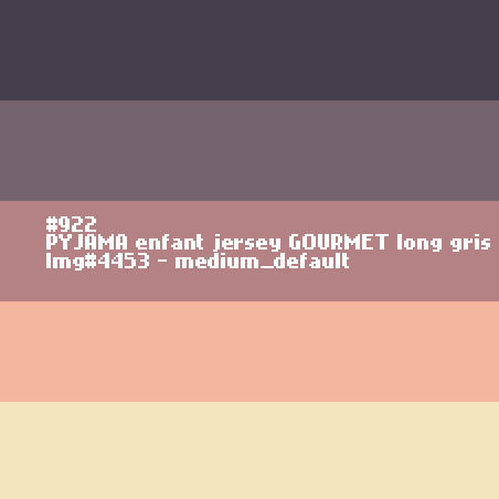 PYJAMA enfant jersey GOURMET long