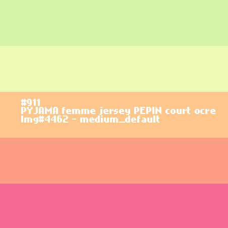 PYJAMA femme jersey PEPIN court