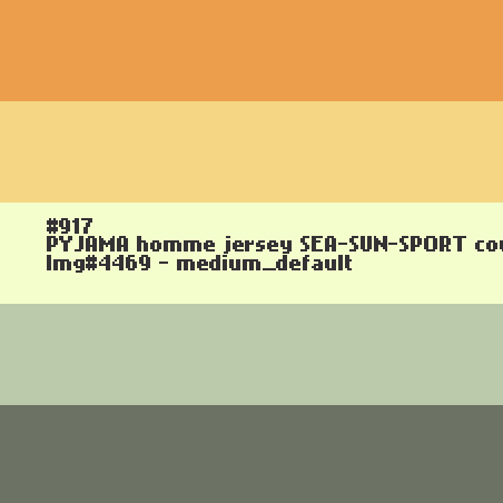 PYJAMA homme jersey SEA-SUN-SPORT court