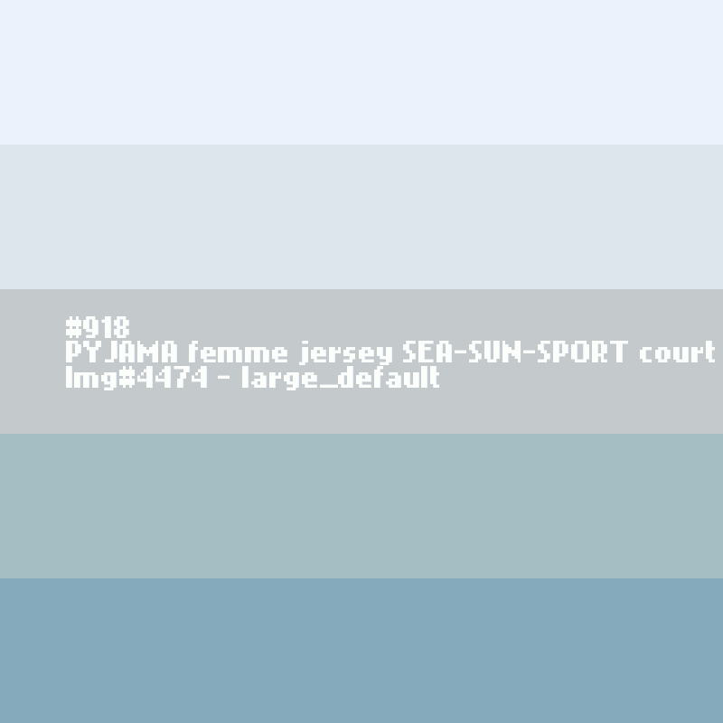PYJAMA femme jersey SEA-SUN-SPORT court