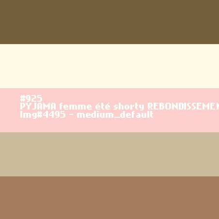 PYJAMA femme été shorty REBONDISSEMENTS