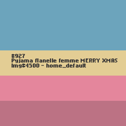 Pyjama flanelle femme Merry Xmas