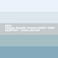 Pyjama flanelle homme Merry Xmas