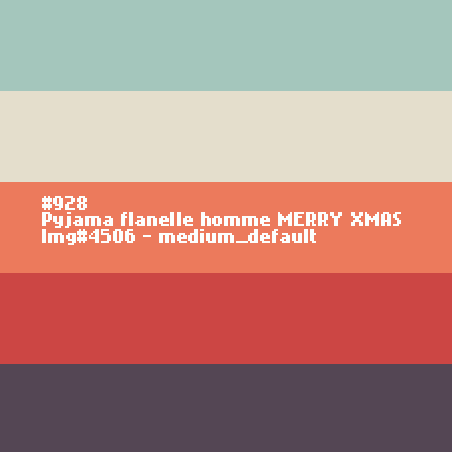 Flanellen pyjama voor heren MERRY XMAS