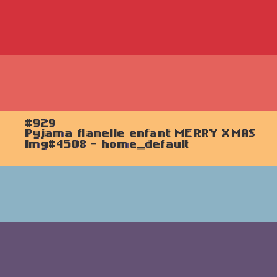 Pyjama flanelle enfant Merry Xmas