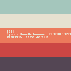 Pyjama flanelle homme FLOCONFORTABLE