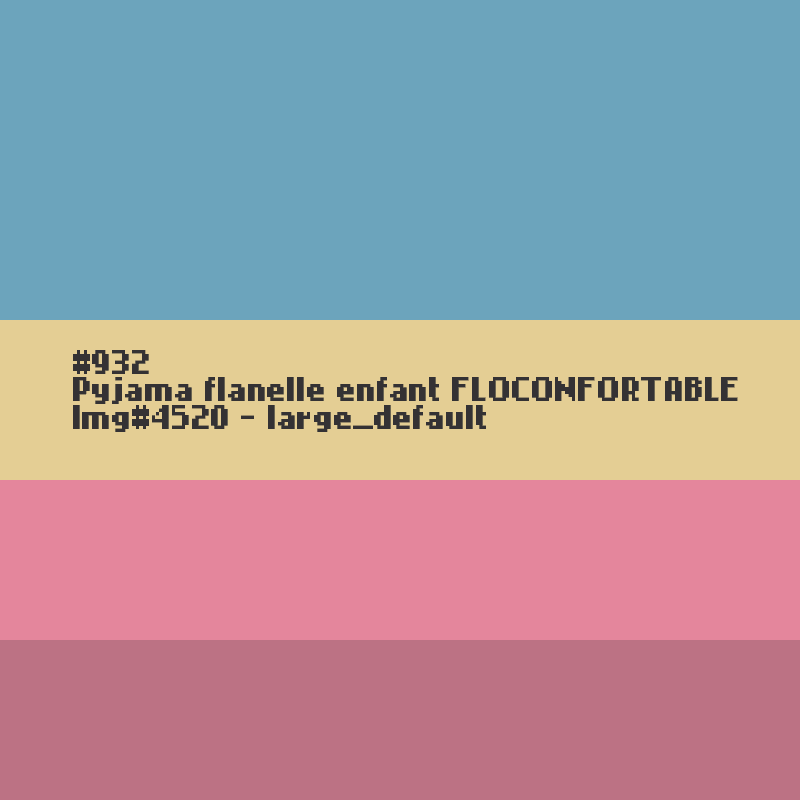 Pyjama flanelle enfant FLOCONFORTABLE