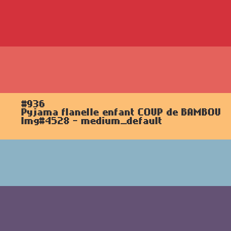 Flanellen pyjama voor kinderen COUP de BAMBOU