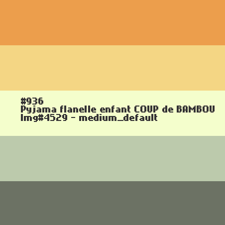 Pyjama flanelle enfant COUP de BAMBOU