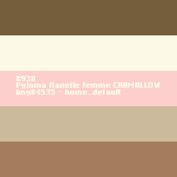 Flanellen pyjama voor dames Chaloupe