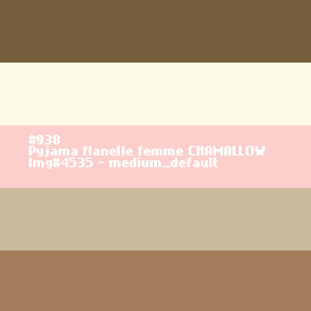 Flanellen pyjama voor dames Chaloupe