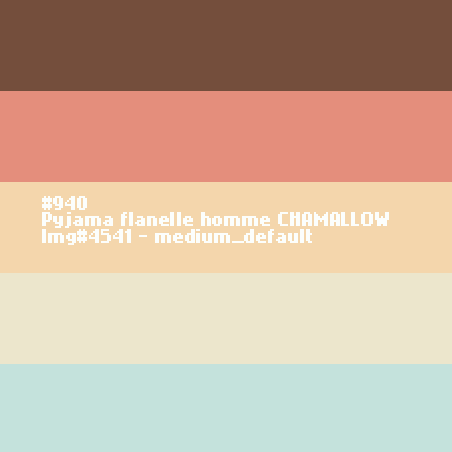 Flanellen pyjama voor mannen CHALOUPE