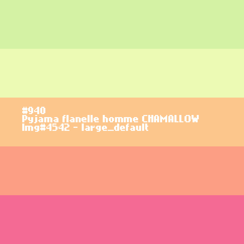 Flanellen pyjama voor mannen CHALOUPE